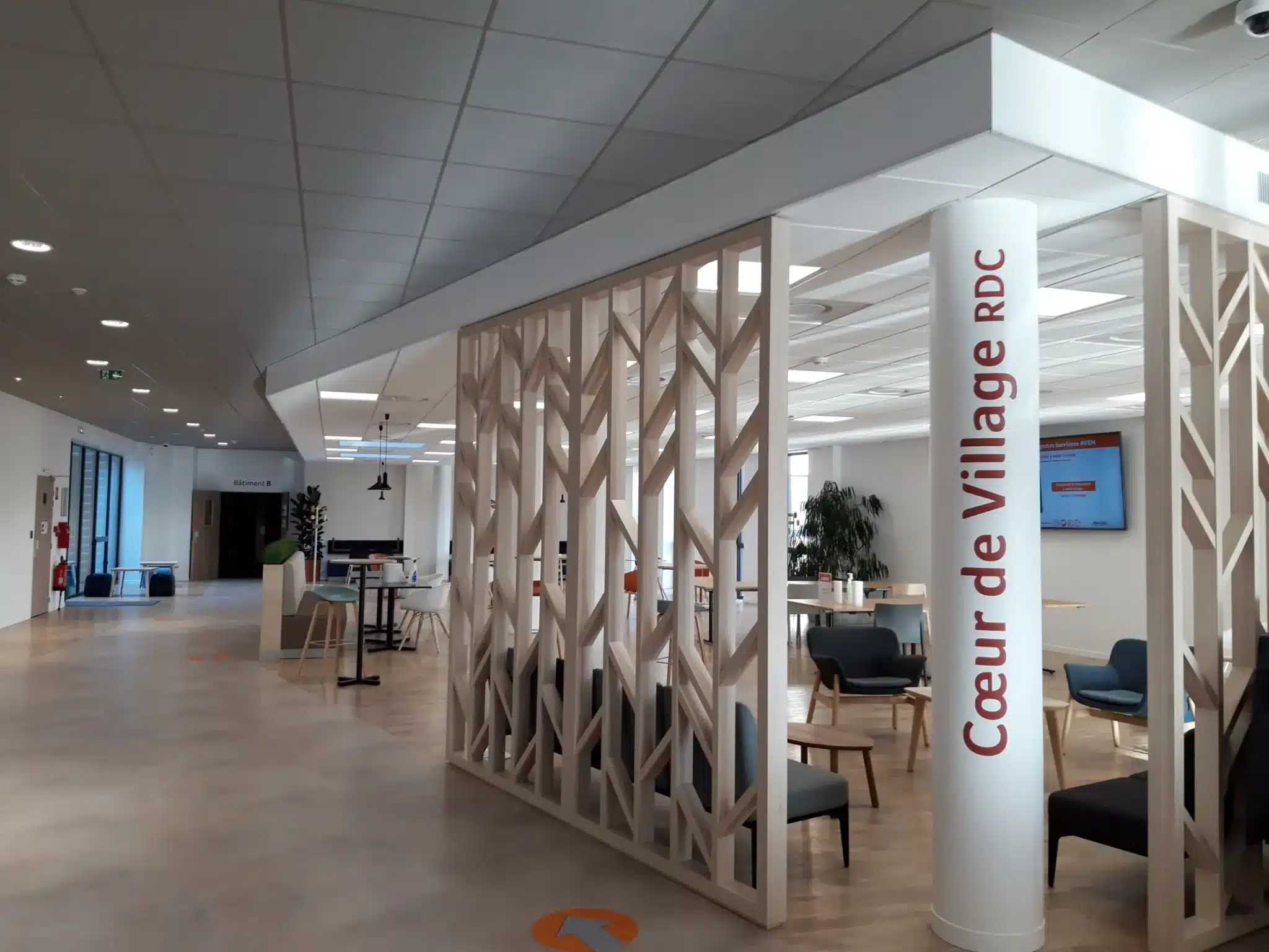 Le coeur du village du site Avem France