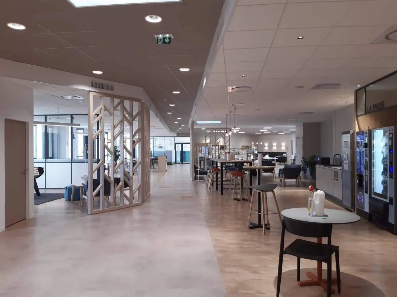 L'espace pause du site Avem France