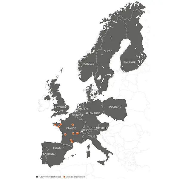 Carte d'europe