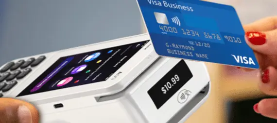 Paiement pas carte bancaire en sans contact sur TPE.