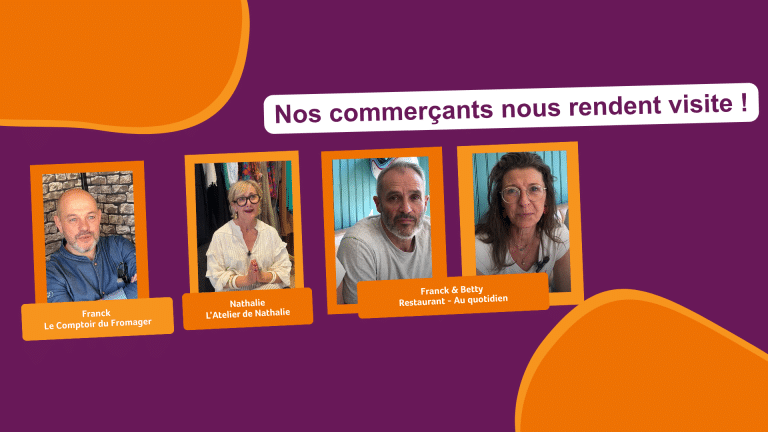 nos commerçants nous rendent visite